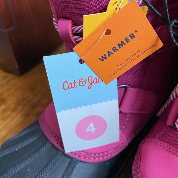 Cat & Jack™ Kids' Lace-Up Winter Boots - Picture 6 of 6